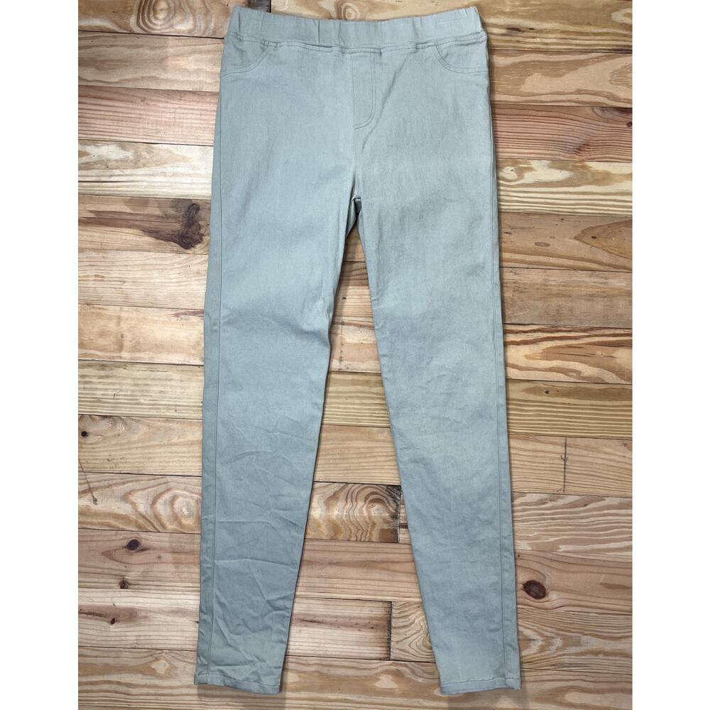 Umgee USA Elastic Waist Pants Skinny Leg Khaki Size XL